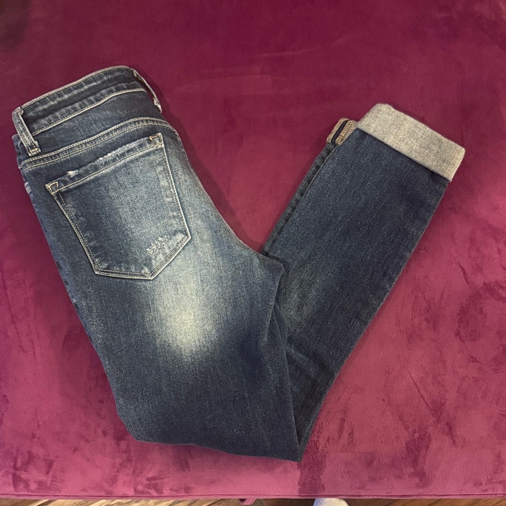 Vervet Women’s Distressed Denim Blue Jeans size 27 - Picture 11 of 15